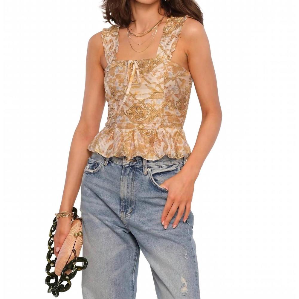 NEW HEARTLOOM maella top in patchwork